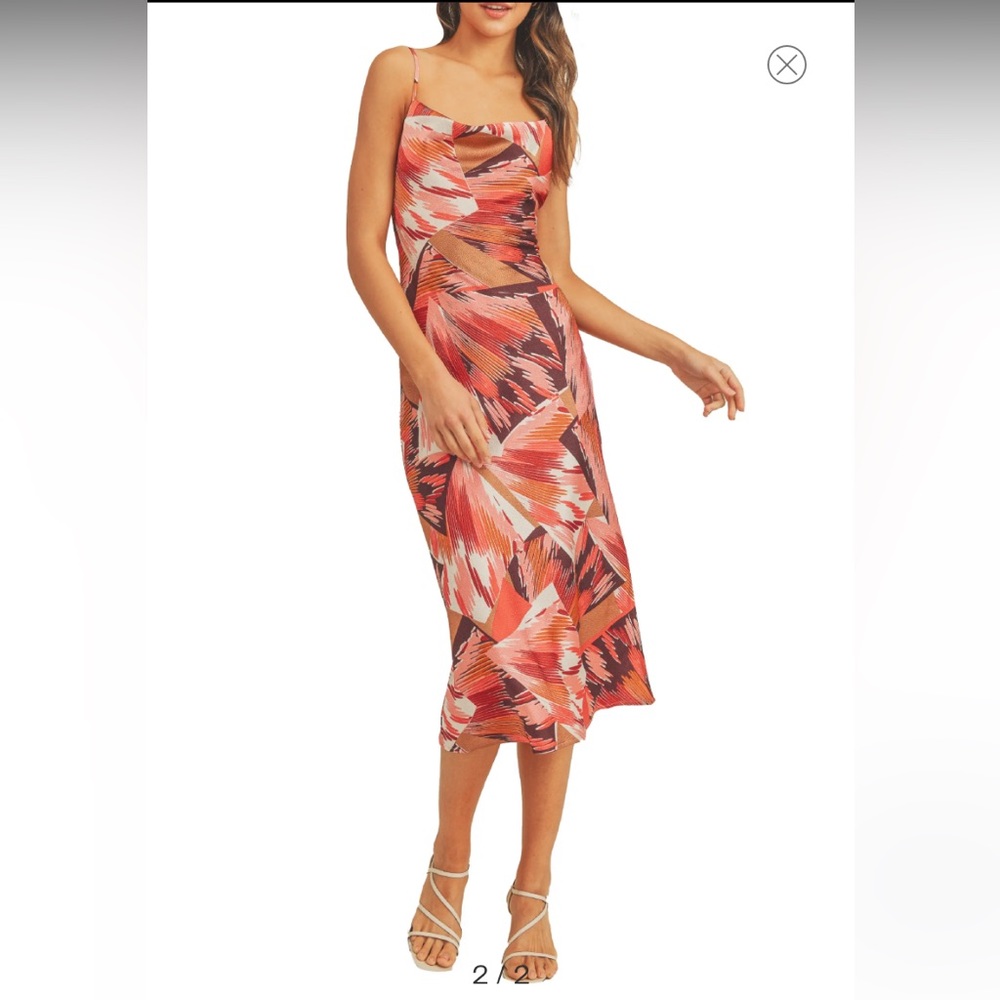 Lush Satin Mini Dress